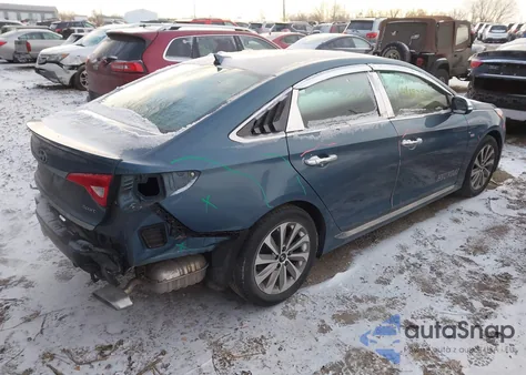 2017 Hyundai Sonata Sport из США, поврежденный, VIN 5NPE34AF8HH537544